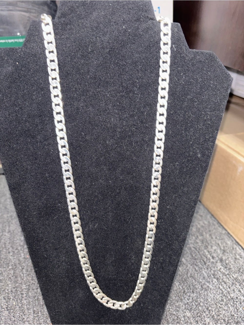 925 Men's Sterling Silver Cuban Link Chain Necklace -30” 2.5 Troy Oz